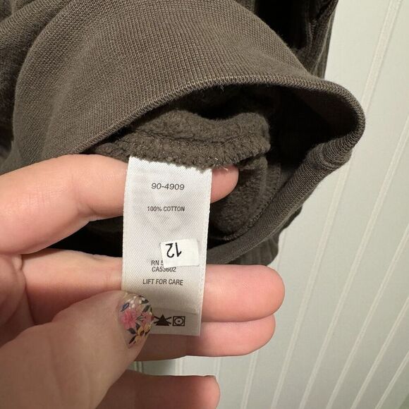 Cabelas Pathfinder Quarter Zip Sweater Ribbed Sleeves Oak Brown NEW Mens Large - Picture 6 of 7